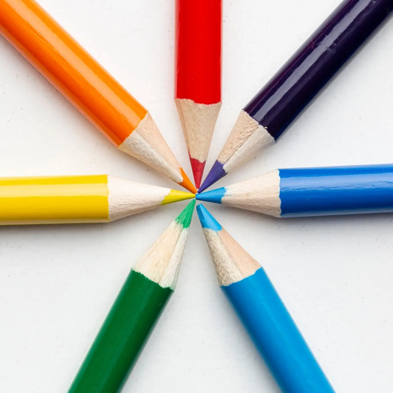 Nahaufnahme von Buntstiften